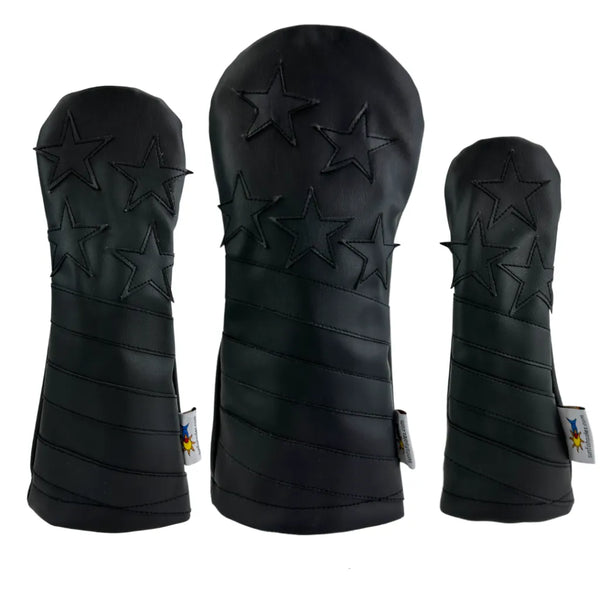 Sunfish: DuraLeather Headcovers Set - The Murdered Out Liberty