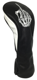 Skeleton Bone Middle Finger Embroidered Headcover - Driver