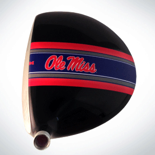 ClubCrown Stripes: Removable Driver Wrap/Vinyl Graphic - Mississippi