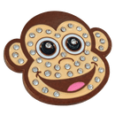 ReadyGolf: Monkey with Crystals Ball Marker & Hat Clip