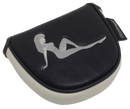 Mudflap Girl Embroidered Black Putter Cover by ReadyGOLF - Mallet