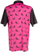 Mudflap Girls (Pink) Mens Golf Polo Shirt by ReadyGOLF