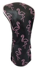 Neon Flamingo Embroidered Headcover by ReadyGOLF - Driver