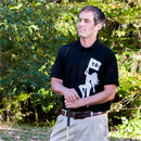Pole Dancer (Black) Mens Golf Polo Shirt by ReadyGOLF - LIMITED EDITION