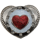Navika: Crystals Kicks Candy Shoe Ball Marker - Round Red Heart