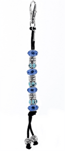 Navika Crystal Mantra Bead Golf Stroke Counter - Blue
