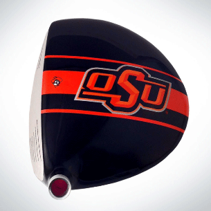 ClubCrown Stripes: Removable Driver Wrap/Vinyl Graphic - Oklahoma State