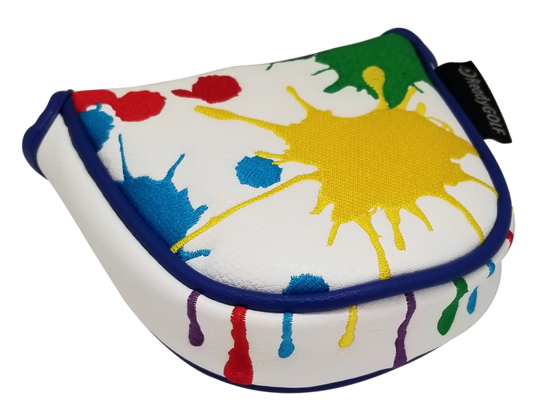 Paint Balls Embroidered Putter Cover - Mallet by ReadyGOLF
