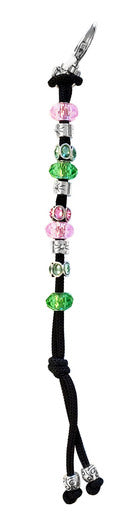 Navika Crystal Mantra Bead Golf Stroke Counter - Pink & Green