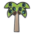 ReadyGolf: Palm Tree Ball Marker & Hat Clip with Crystals