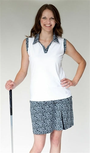 GolfHer Ladies Golf Sleeveless Polo - Par-Tee (Size X-Small) SALE
