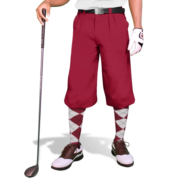 Maroon Golf Knickers