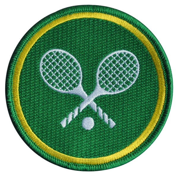 Trophy Club - Tennis Championship Embroidered Patch