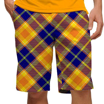 Loudmouth Golf: Men's Shorts - Peanut Butter & Jelly