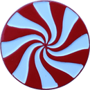 ReadyGolf: Peppermint Candy Ball Marker & Hat Clip