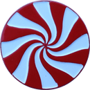 ReadyGolf: Peppermint Candy Ball Marker & Hat Clip