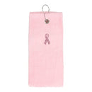 Dolly Mama: Mira Tri-Fold Golf Towel - Pink Ribbon Towels