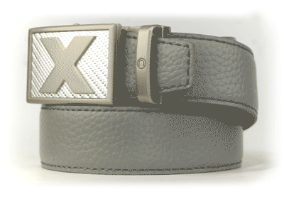 Nexbelt: Men's Platinum X Factor Golf Belt - Grey