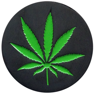 ReadyGolf: Marijuana Pot Leaf Weed Ball Marker & Hat Clip