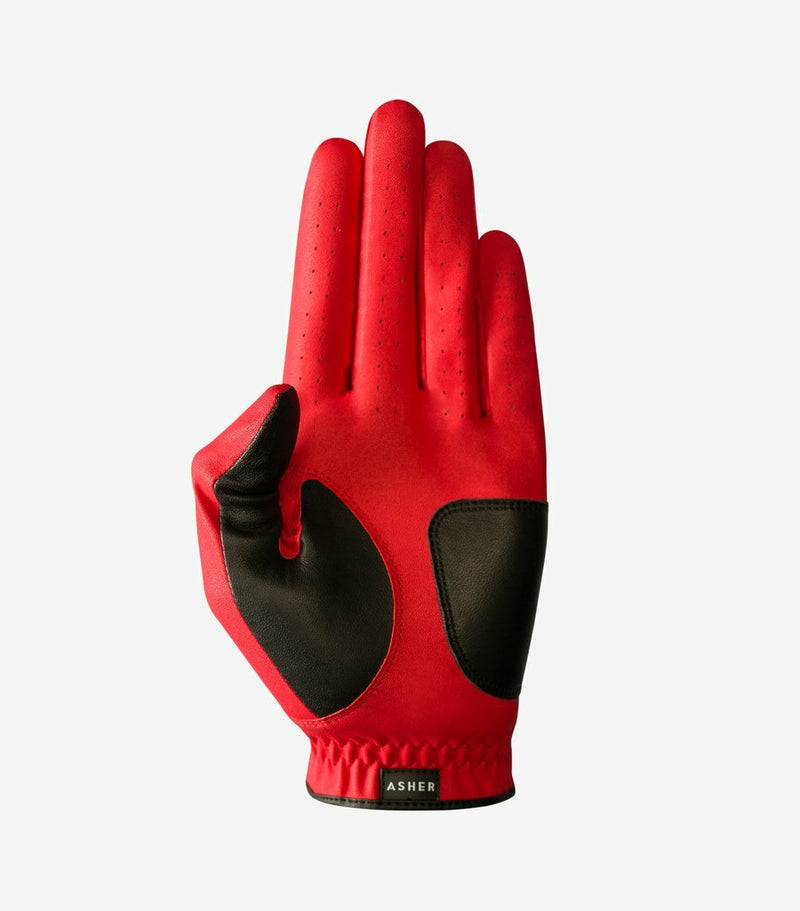 Asher Golf Men's Red Chuck 2.0 Golf Glove (Size Large) SALE