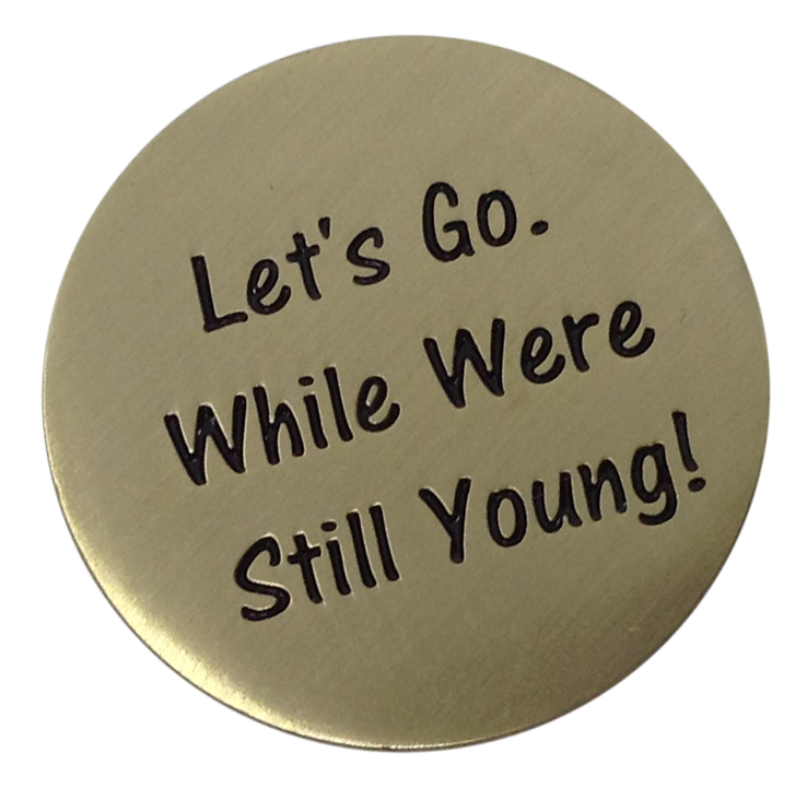 While We're Young Golf Ball Marker