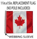SSP Flags: 11x15 inch Golf Cart Replacement Flag - Canada