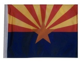 SSP Flags: 11x15 inch Golf Cart Replacement Flag - Arizona