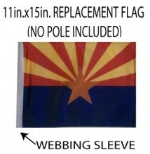 SSP Flags: 11x15 inch Golf Cart Replacement Flag - Arizona