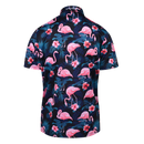 Midnight Flamingos Mens Golf Polo Shirt by ReadyGOLF