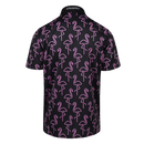 Neon Flamingos Mens Golf Polo Shirt by ReadyGOLF