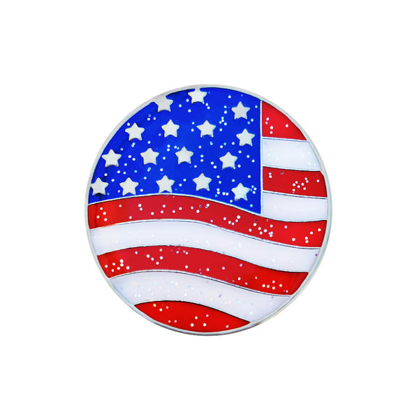 Navika: Ball Marker Magnetic Clip - US Flag