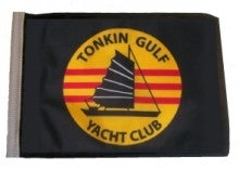 SSP Flags: 11x15 inch Golf Cart Replacement Flag - Tonkin Gulf Yacht Club