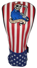 Rosie the Riveter Embroidered Driver Headcover by ReadyGOLF