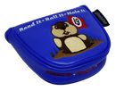 Dancing Gopher Blue Embroidered Putter Cover by ReadyGolf - Mallet