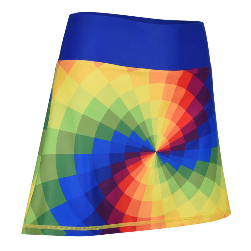 Tie Dye Women's Golf Skort by ReadyGOLF - Main Image