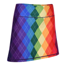 Rainbow Argyle Ladies Active SKORT by ReadyGOLF