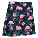 Midnight Flamingos Ladies Active SKORT by ReadyGOLF