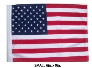 SSP Flags: 6x9 inch Golf Cart Replacement Flag - USA