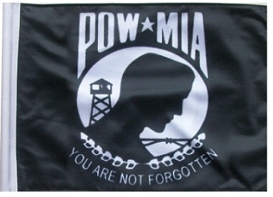 SSP Flags: 6x9 inch Golf Cart Replacement Flag - POW MIA