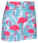 Flamingo Jungle Ladies Active SKORT by ReadyGOLF