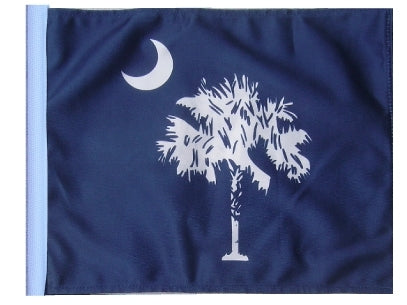 SSP Flags: 11x15 inch Golf Cart Replacement Flag - State of South Carolina / Palmetto