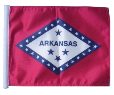 SSP Flags: 11x15 inch Golf Cart Replacement Flag - State of Arkansas