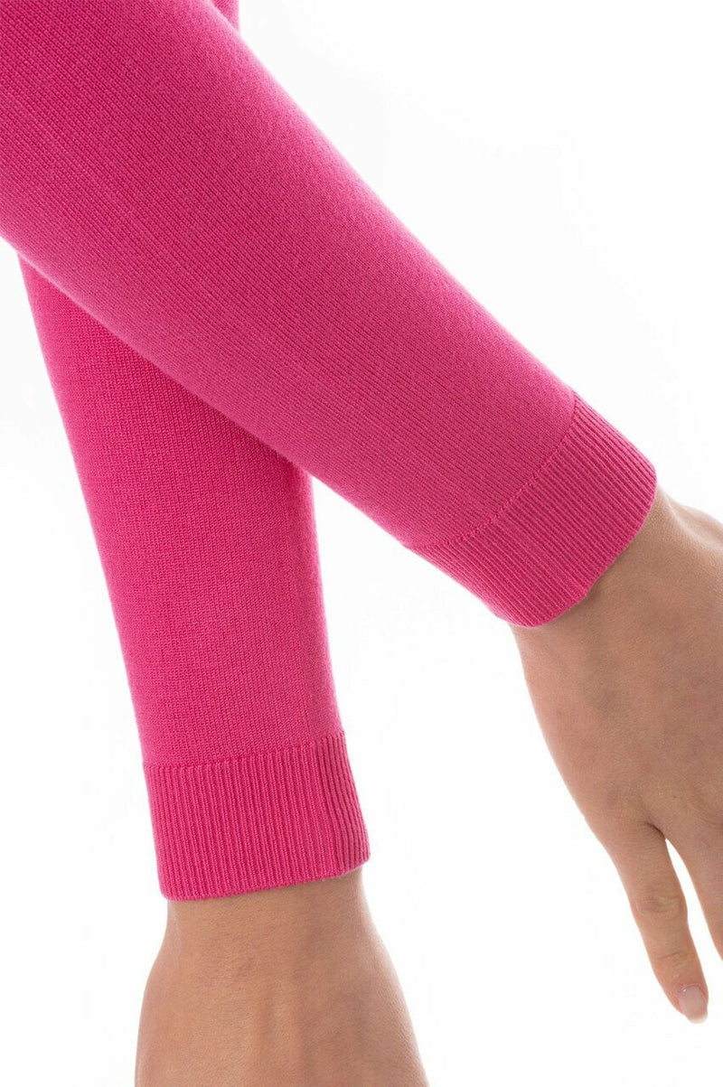 Golftini Women's Hot Pink Long Sleeve V-Neck Sweater (Size Large) SALE