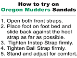 Oregon Mudders: Men's Beige Golf Sandal - MCSB200