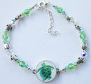 One Putt Designs - Save the Turtles Living In Peridot Swarovski Crystals