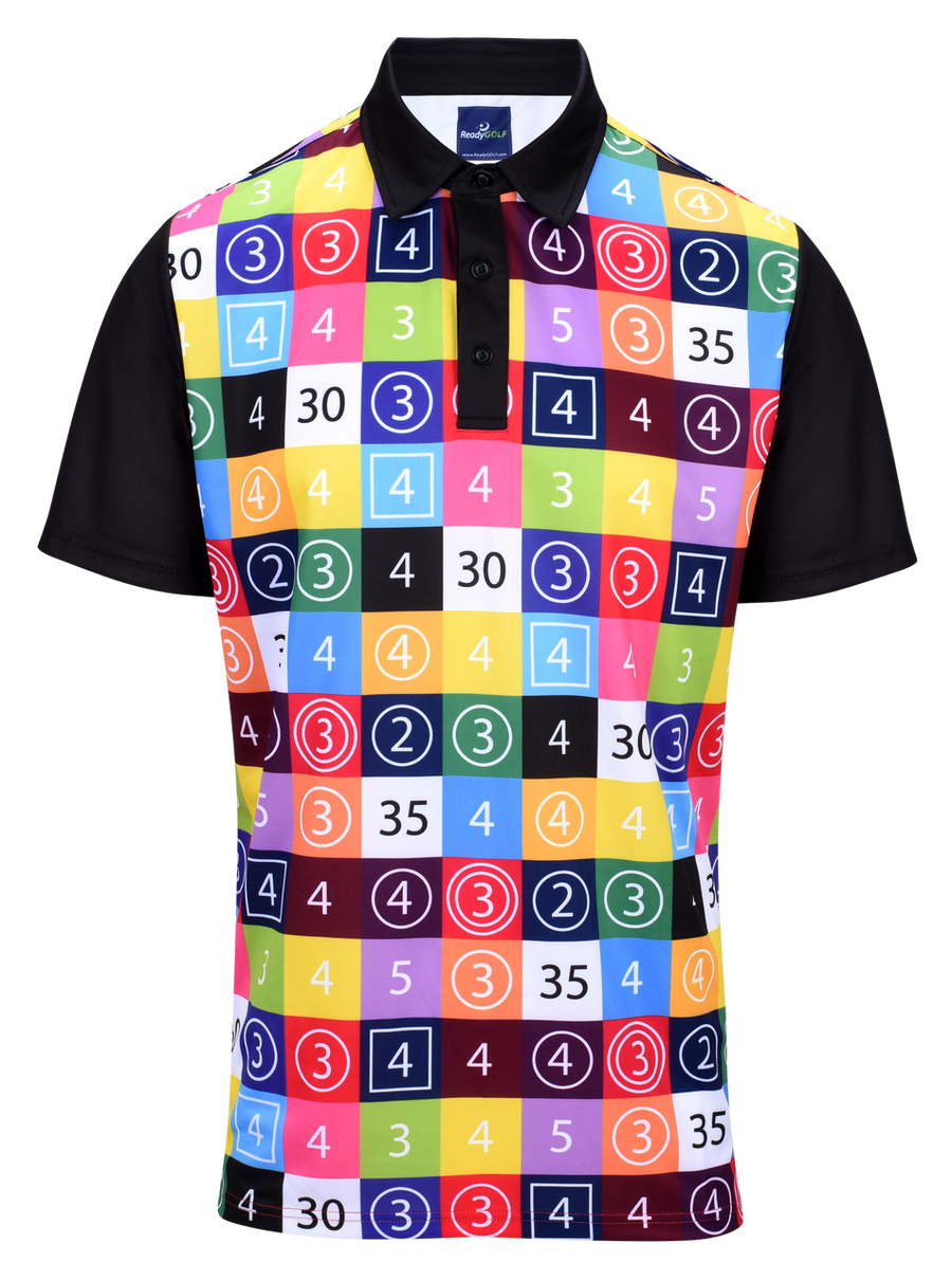 Scorecard Men's Golf Polo Shirt | Nicklaus Tribute | ReadyGOLF
