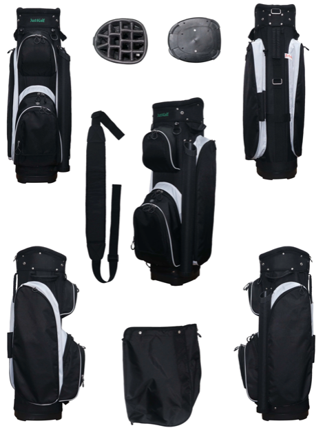 Just 4 Golf: Golf Cart Bag - Gray