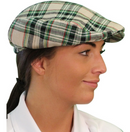 Golf Knickers: Ladies 'Par 5' Plaid Golf Cap Hats