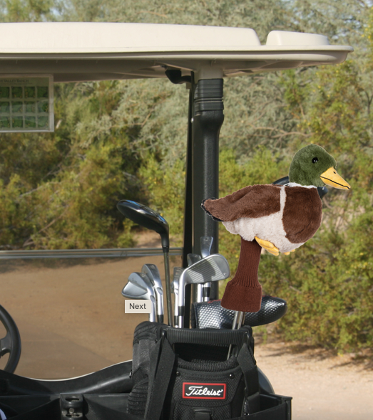 Daphne's HeadCovers: Mallard Duck Golf Club Cover