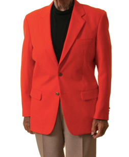 ReadyGOLF: Men's Trophy Club Blazer Jacket - Orange